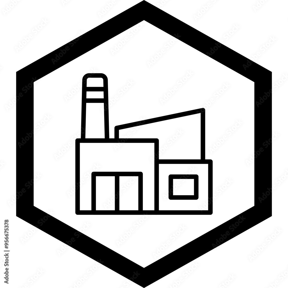 Factory Vector Icon Design