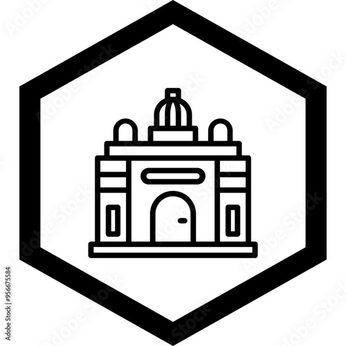 Palace Vector Icon Design