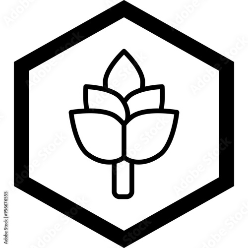 Hop Vector Icon Design