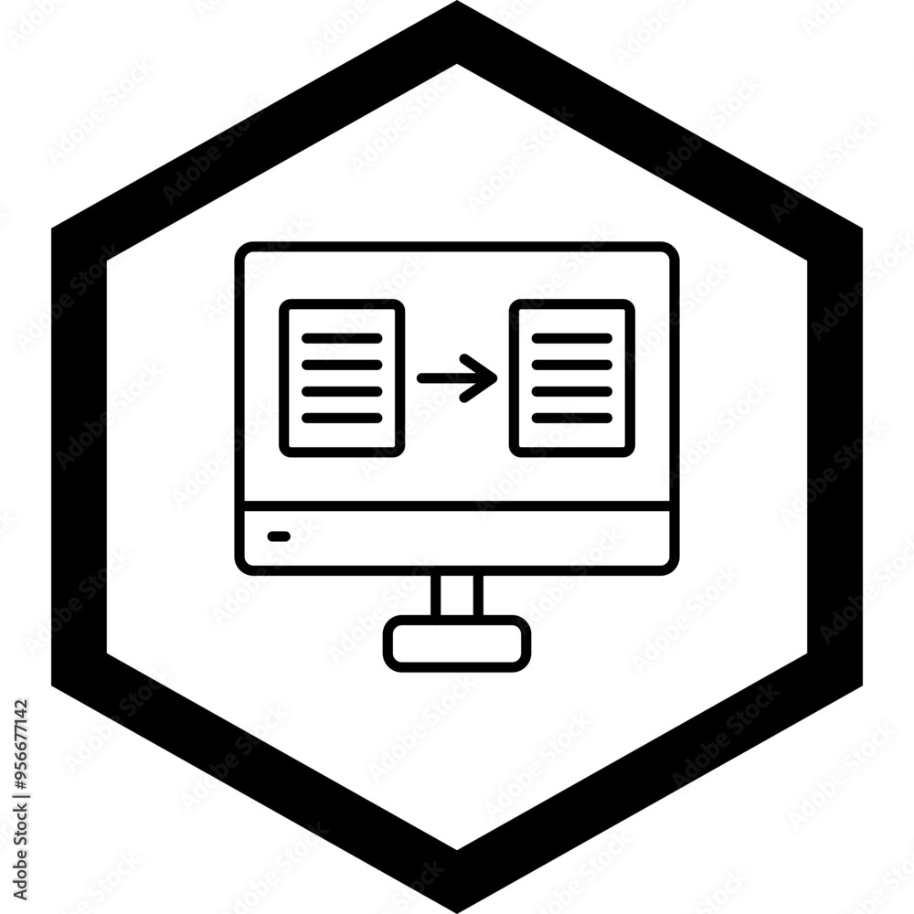 Online Translator Vector Icon Design Online Translator Vector Icon Design