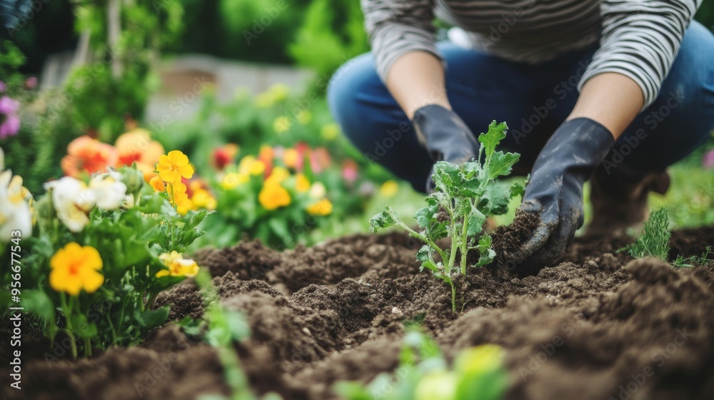 Gardening Hands: Planting a New Growth Gardening Hands: Planting a New Growth