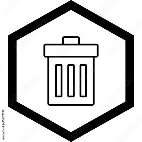 Trash Vector Icon Design