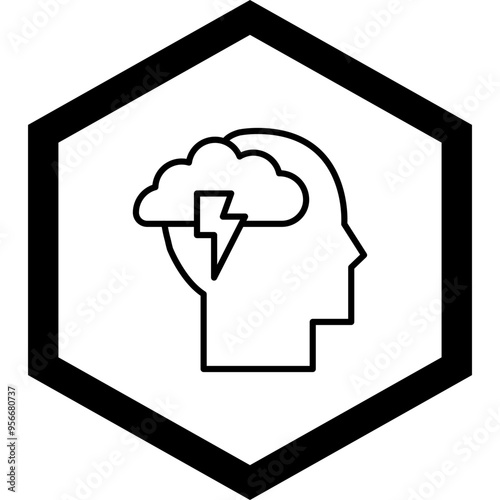 Anxiety Vector Icon Design