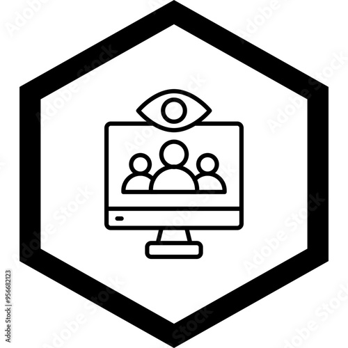 Viewers Vector Icon Design