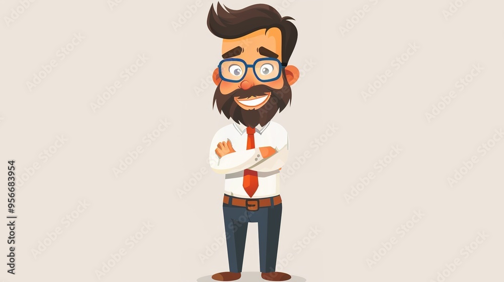 Stunning Office Cartoon Character: A Fun and Lively Workplace Visual. Showcasing Creativity and Energy. Stunning Office Cartoon Character: A Fun and Lively Workplace Visual. Showcasing Creativity and Energy.