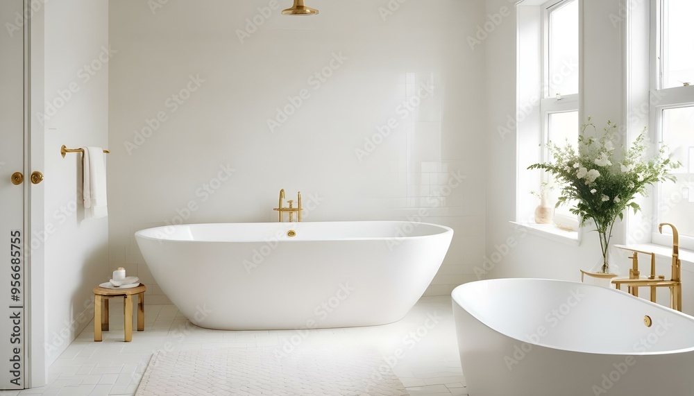 Photo interior modern design room 3d illustration Photo interior modern design room 3d illustration