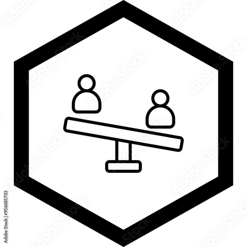 Balance Vector Icon Design
