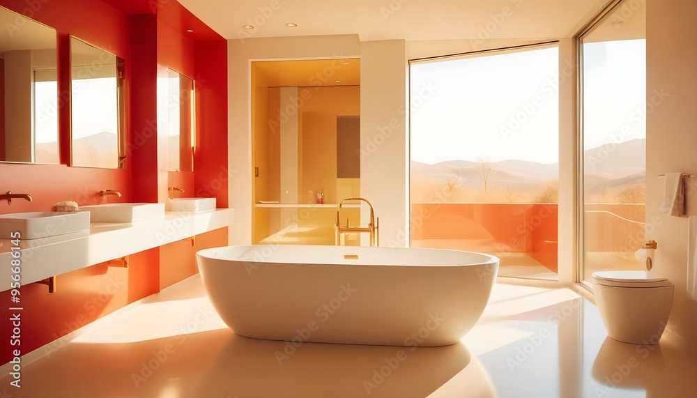 Photo interior modern design room 3d illustration Photo interior modern design room 3d illustration
