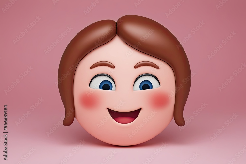 Shy Blushing Face Emoticon With Affectionate Smile and Expression Shy Blushing Face Emoticon With Affectionate Smile and Expression