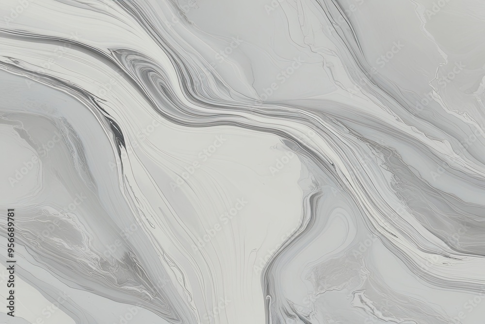 Soft White Abstract Surface with Fluid Textures and Motion Soft White Abstract Surface with Fluid Textures and Motion