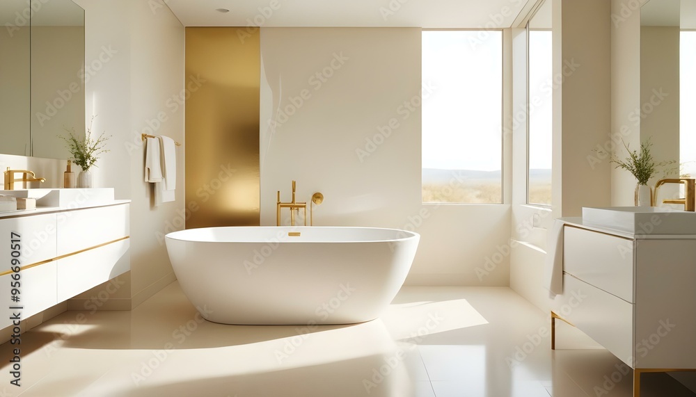 Photo interior modern design room 3d illustration