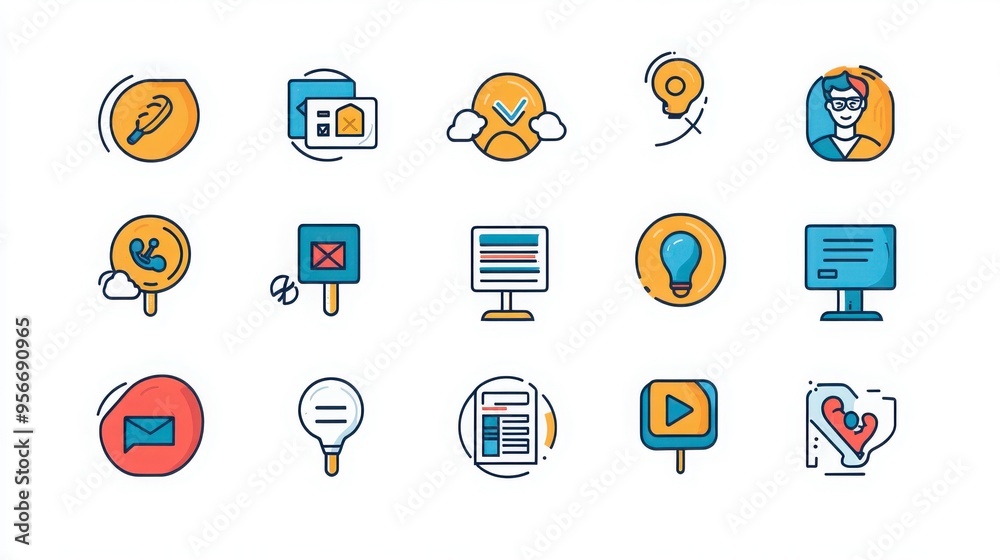 Customer Service thin line icon set. Containing customer support, help desk, live chat, customer feedback, complaint resolution, customer satisfaction. Customer Service thin line icon set. Containing customer support, help desk, live chat, customer feedback, complaint resolution, customer satisfaction.