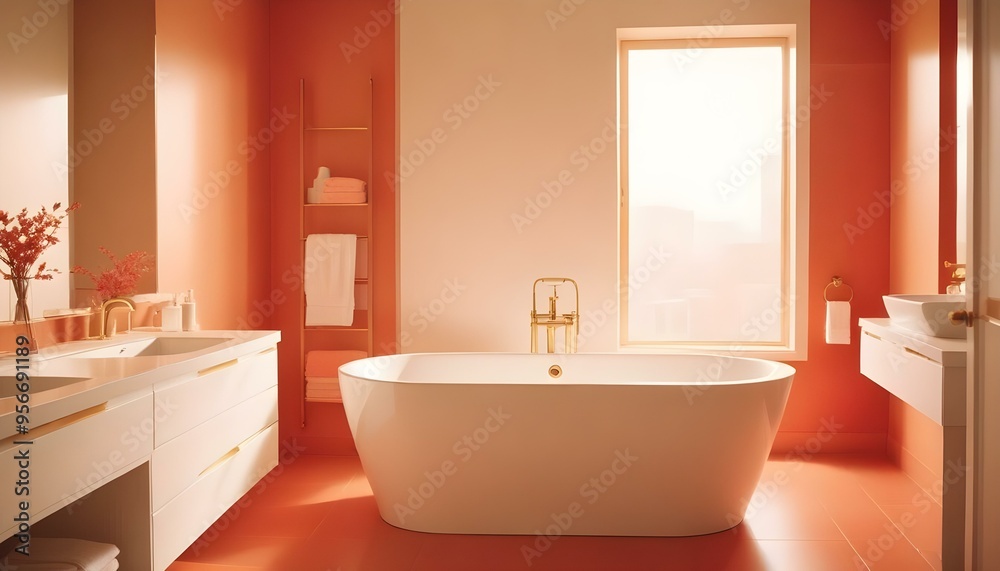 Photo interior modern design room 3d illustration Photo interior modern design room 3d illustration
