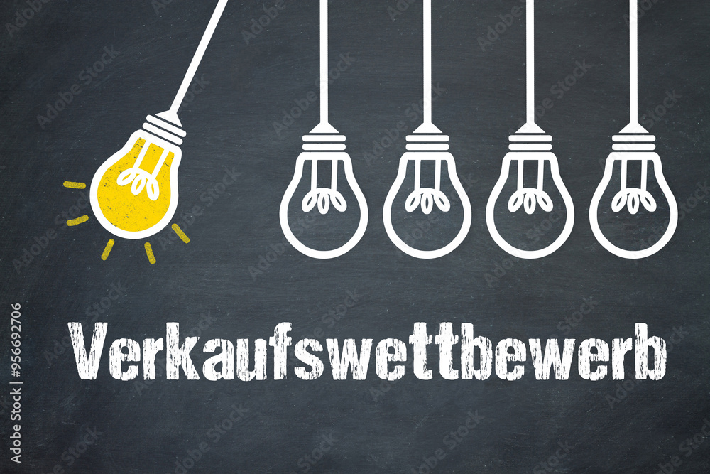 Fototapeta premium Verkaufswettbewerb 