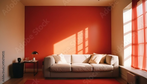 Photo interior modern design room 3d illustration