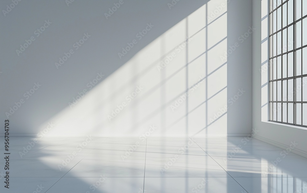 Minimalist Abstract White Background with Soft Shadows and Light Reflections, Ideal for Product Display or Advertising Backdrop in a Studio Setting Minimalist Abstract White Background with Soft Shadows and Light Reflections, Ideal for Product Display or Advertising Backdrop in a Studio Setting
