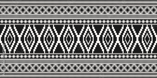Geometric ethnic pattern, seamless pattern of the Navajo tribe. Native American. Seamless vector pattern, seamless Mexican rug, woven carpet. Folk embroidery, Bohemian, Aztec style.	