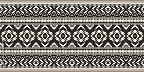 Geometric ethnic pattern, seamless pattern of the Navajo tribe. Native American. Seamless vector pattern, seamless Mexican rug, woven carpet. Folk embroidery, Bohemian, Aztec style.	