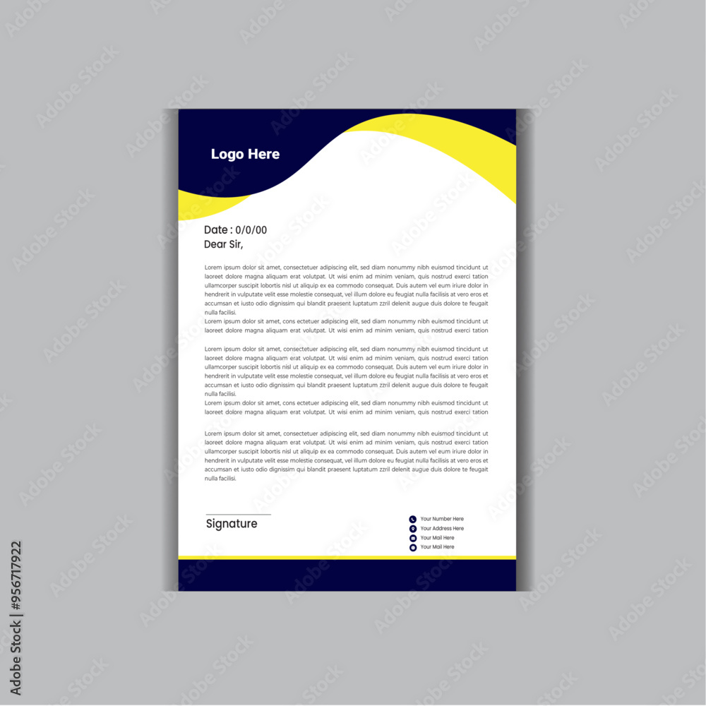 Abstract Letterhead Design Modern Business Letterhead Design Template,Minimal Business Letterhead Abstract Letterhead Design Modern Business Letterhead Design Template,Minimal Business Letterhead