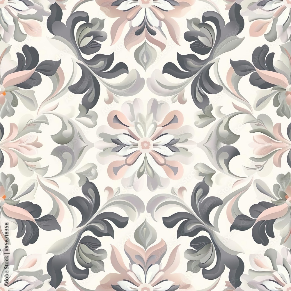 Elegant Floral Abstract Pattern Elegant Floral Abstract Pattern