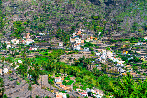 Fototapete Gran Rey valley on the island of La Gomera