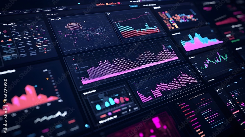 Digital Analytics Dashboard with Financial Market Data and Visualization Digital Analytics Dashboard with Financial Market Data and Visualization