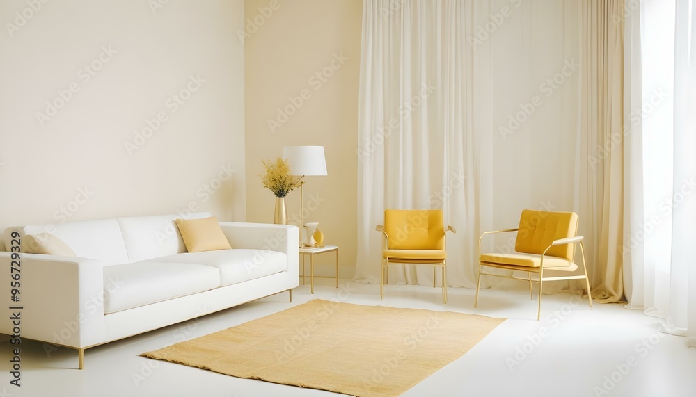 Photo interior modern design room 3d illustration Photo interior modern design room 3d illustration