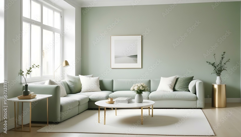 Photo interior modern design room 3d illustration Photo interior modern design room 3d illustration