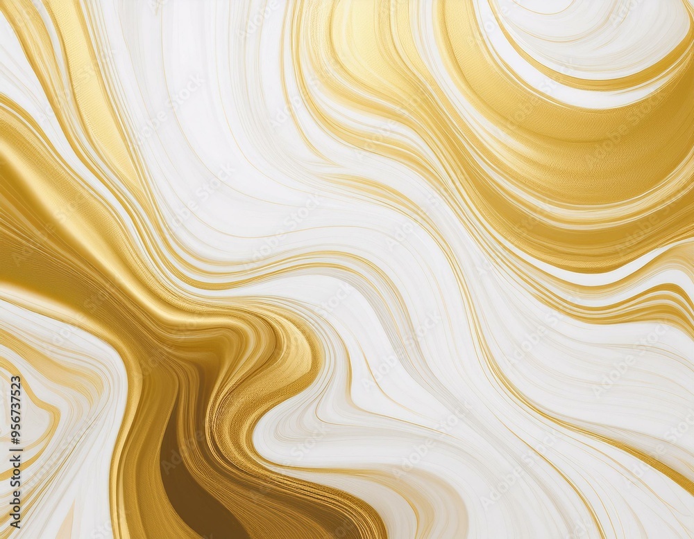 Luxury gold wave illustration background on black background Luxury gold wave illustration background on black background