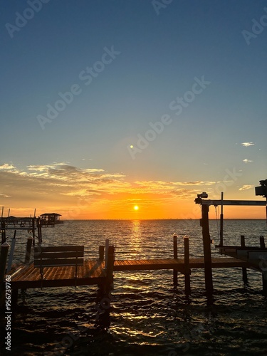 Sunset Over the Docks