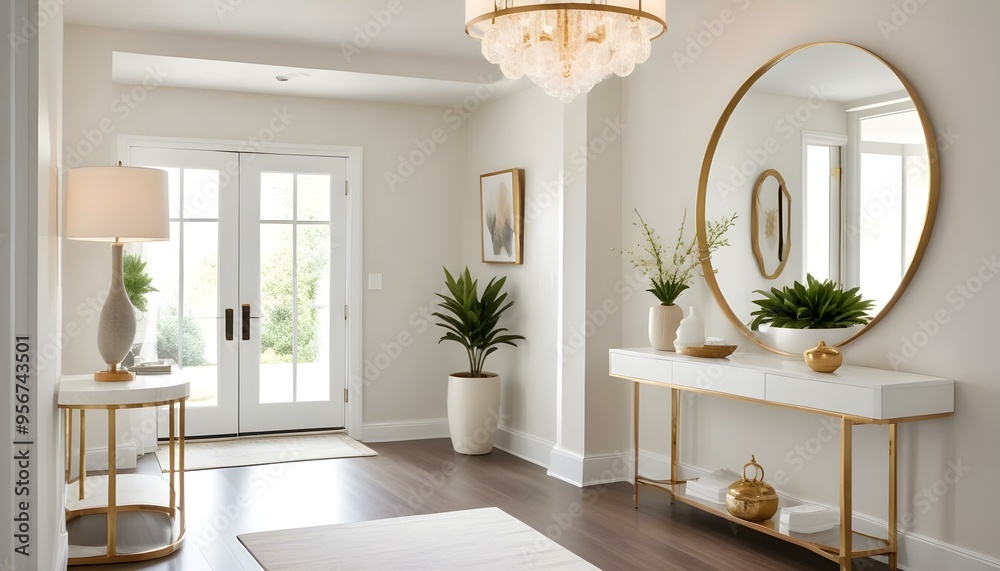 Photo interior modern design room 3d illustration