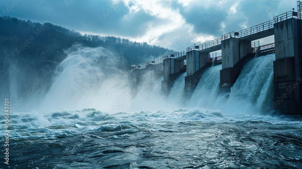dam on the river dam on the river