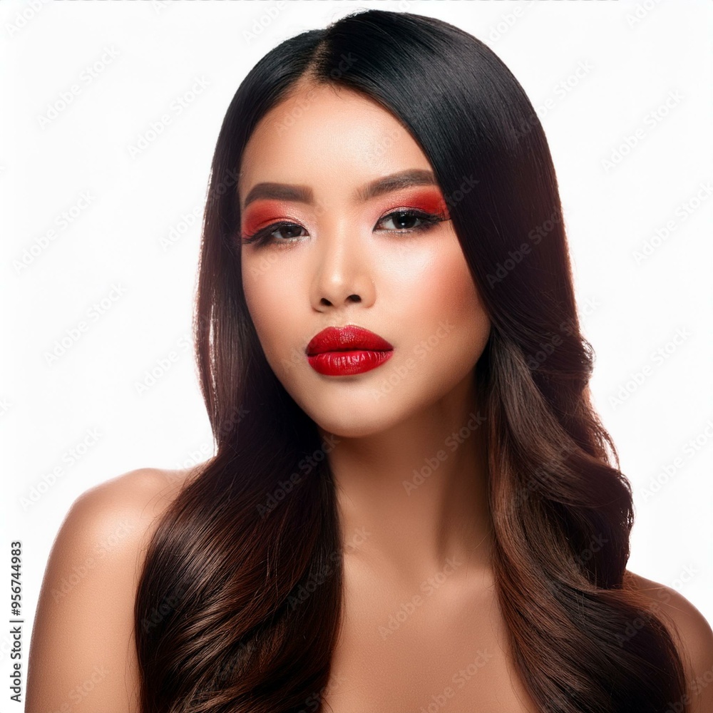 Asian-American beauty, AI generated Asian-American beauty, AI generated