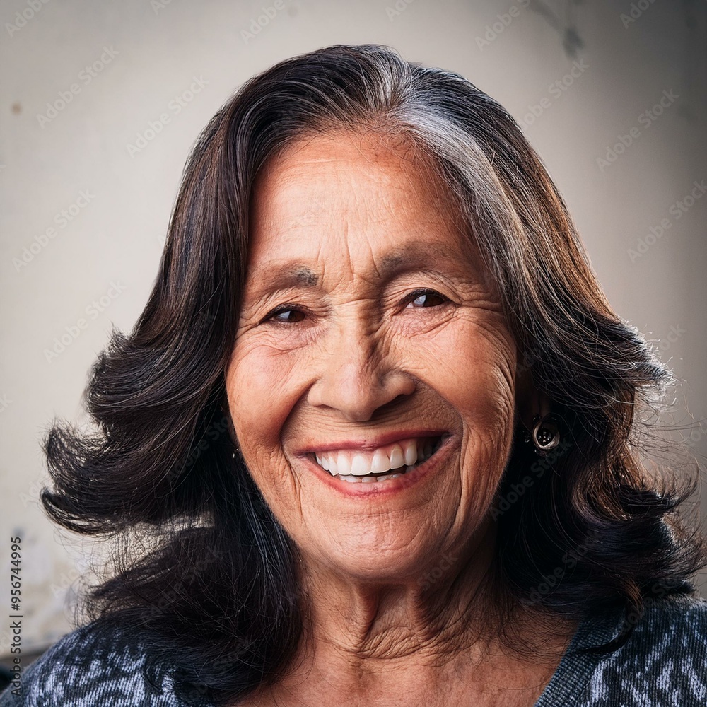 portrait of a beautiful old woman, AI generated portrait of a beautiful old woman, AI generated