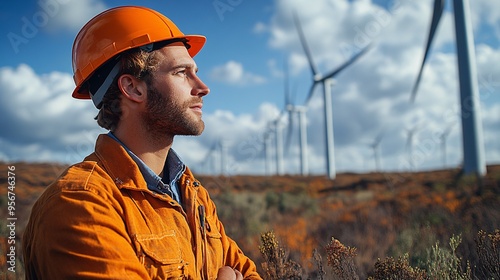 Determination of Energy Efficiency: Site Assessor Analyzing Wind Resource Configuration and Power Output Planning against Clear Sky Background