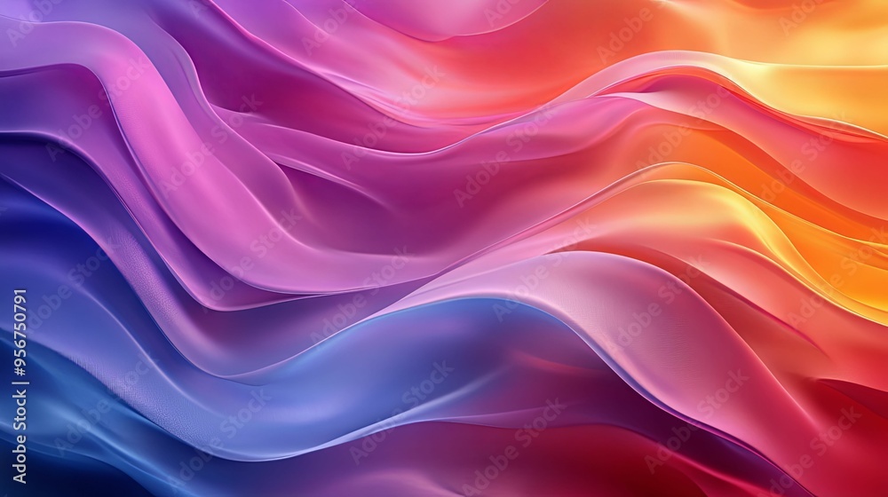 Abstract Colorful Wavy Fluid Background Abstract Colorful Wavy Fluid Background