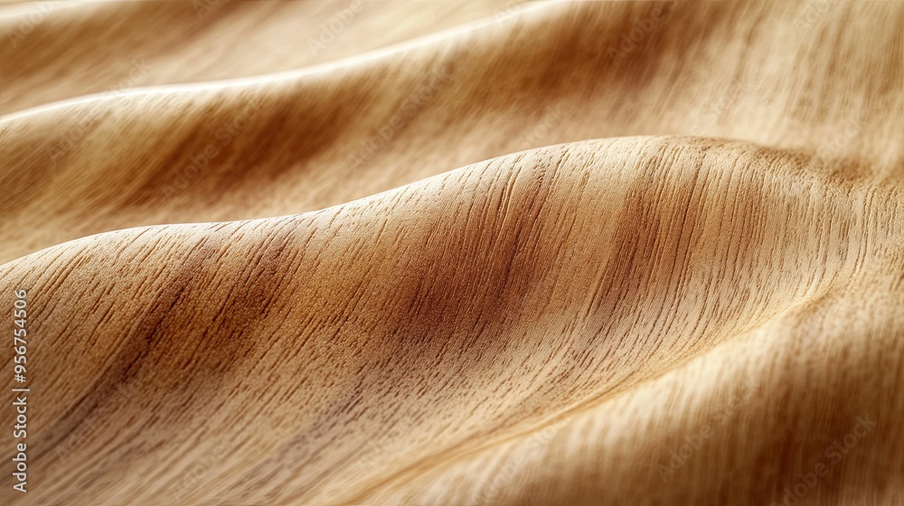 Close-up of Wavy Wooden Texture Close-up of Wavy Wooden Texture