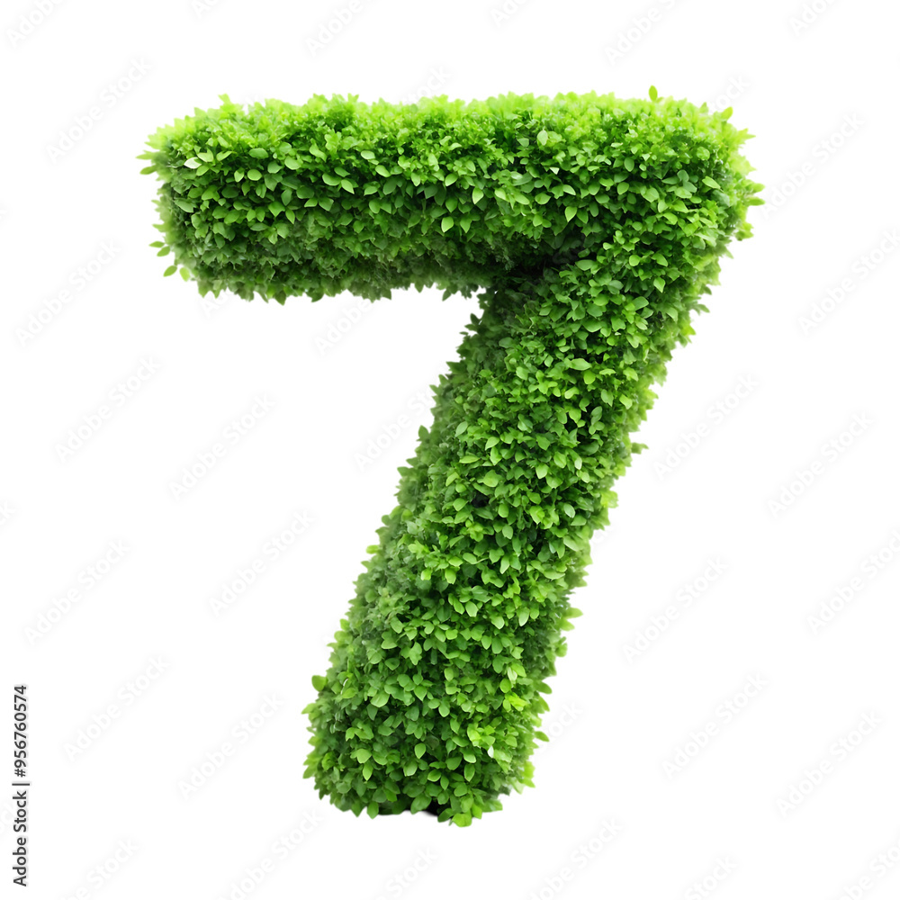 grass letter isolated on white grass letter isolated on white