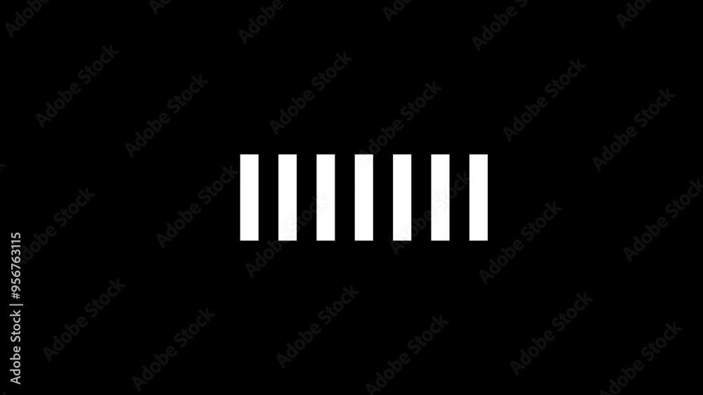 Colorful loding pixelated progress animation in black background. Colorful loding pixelated progress animation in black background.
