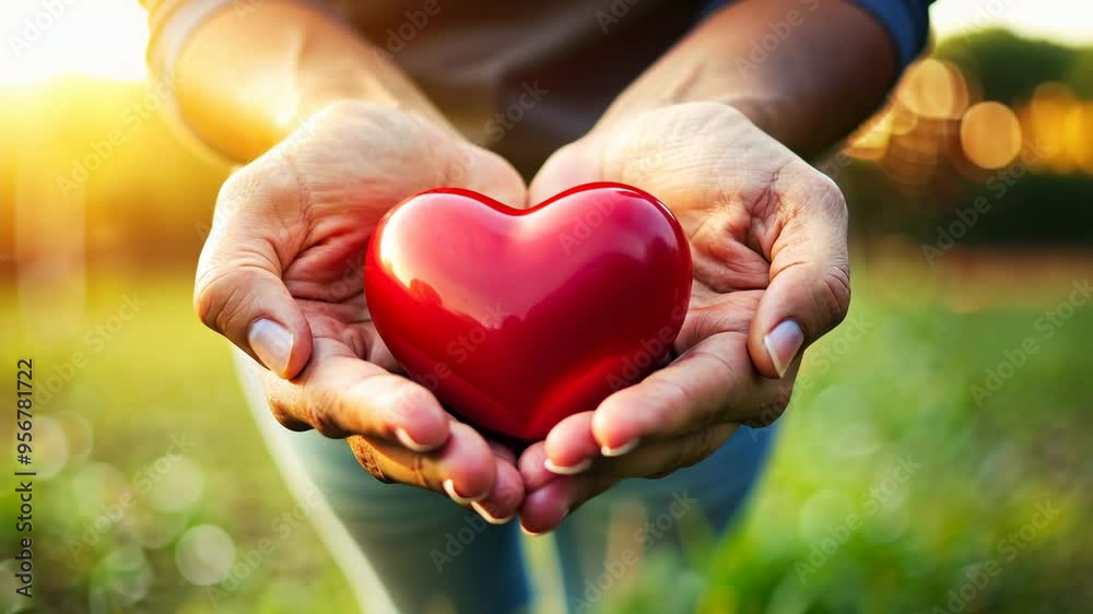 Heart in Hands. Heart in Hands.