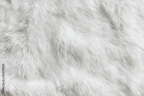 Soft white fur texture