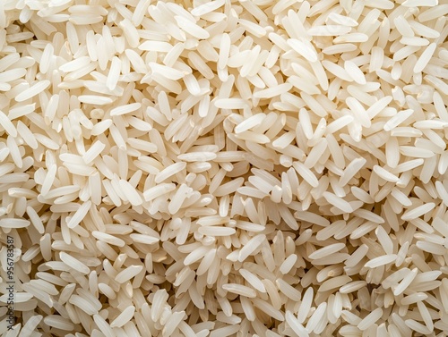 A pile of basmati rice