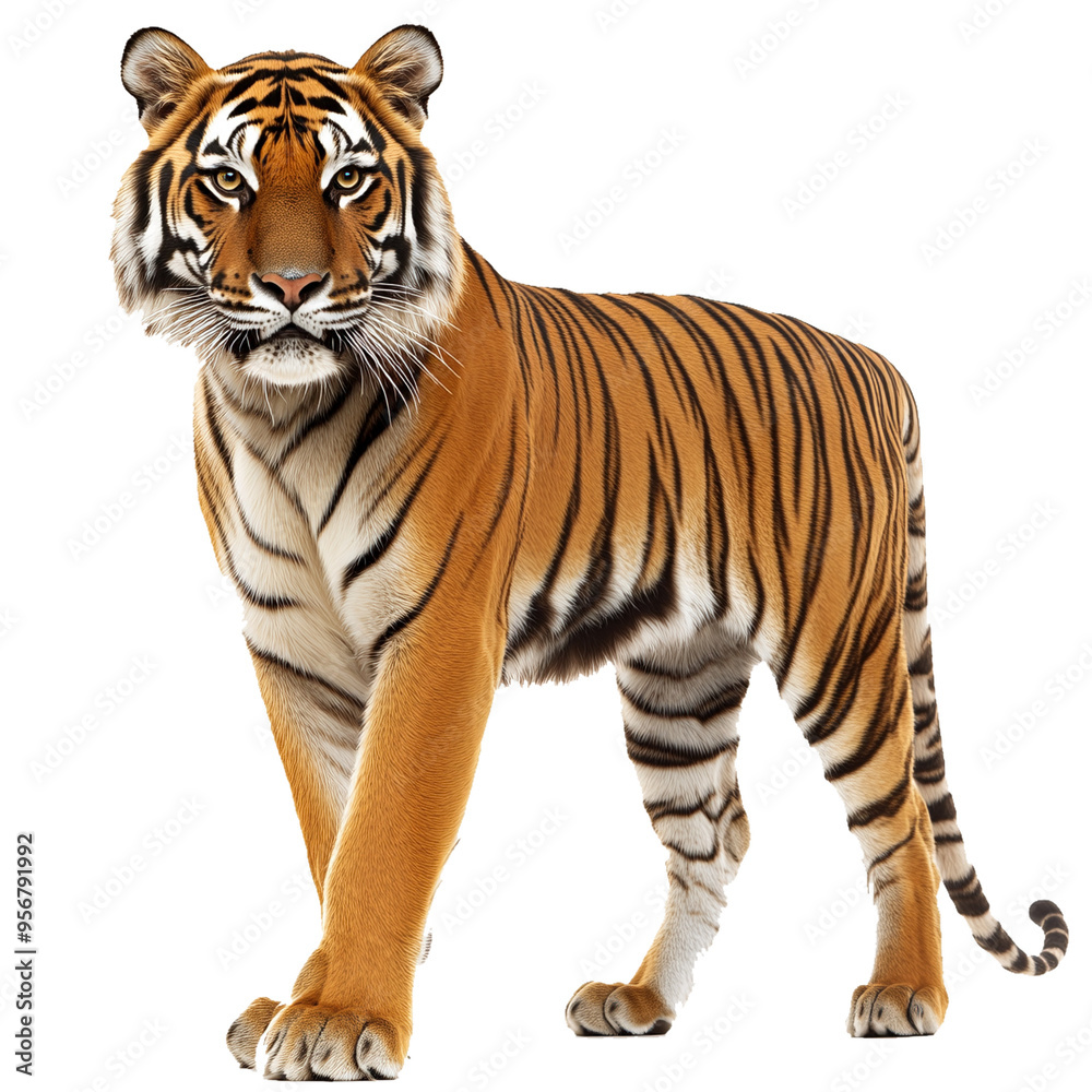 Fototapeta premium Stehender Tiger