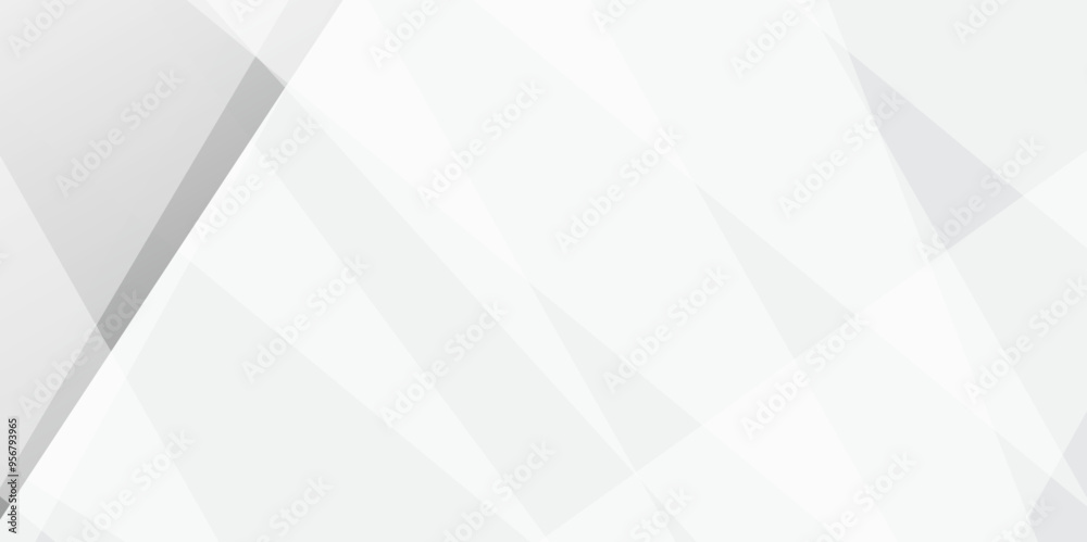 Fototapeta premium Gray abstract gradient HD background with lines. white and grey background. Abstract pale geometric pattern. space design concept. Decorative web layout or poster, banner. Vector illustration.
