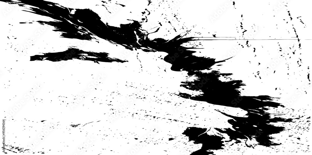 Obraz premium Abstract grunge texture design on a white background. Dirt texture for the background with stain and blood drop effect. Distressed texture background. Scratched and Black Grunge Urban Background.