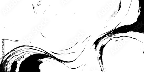 Old black and white grunge background. Monochrome abstract texture of dust