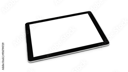 tablet pc isolated on white background