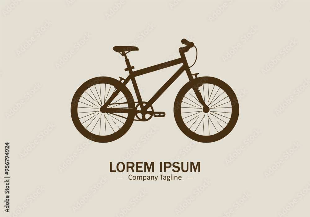 Icon of Cycle vector design logo silhouette modern style on white background Icon of Cycle vector design logo silhouette modern style on white background