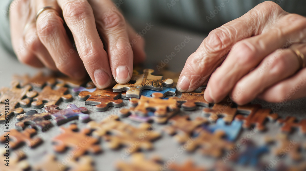 close up of a person holding a puzzle piece close up of a person holding a puzzle piece