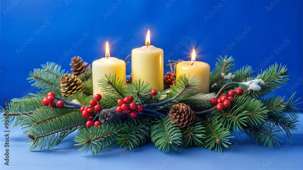Christmas candle Arrangement